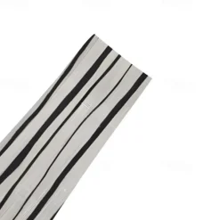 New OUKU Men's Athletic Pants Sweatpants Trousers Pocket Drawstring Elastic Waist Striped Comfort Sports Outdoor Daily Fashion Casual Black-White Black Micro-elastic