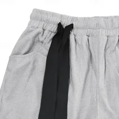 Sale OUKU Men's Athletic Pants Sweatpants Joggers Trousers Pocket Drawstring Elastic Waist Plain Comfort Sports Outdoor Daily Fashion Casual Black White Micro-elastic