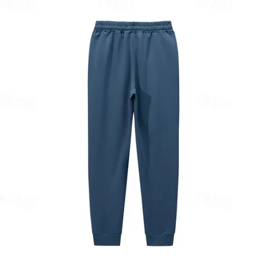 Clearance OUKU Men's Athletic Pants Sweatpants Joggers Trousers Pocket Drawstring Elastic Waist Color Block Comfort Sports Outdoor Daily Fashion Casual Black Blue Micro-elastic
