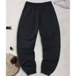Outlet OUKU Men's Athletic Pants Sweatpants Joggers Trousers Pocket Drawstring Elastic Waist Plain Comfort Sports Outdoor Daily Fashion Casual Black Yellow Micro-elastic