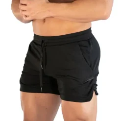 Outlet OUKU Men's Athletic Shorts 3 inch Shorts Workout Shorts Short Shorts Running Shorts Drawstring Sporty Solid Colored Breathable Quick Dry Short Fitness Gym Sports Sports & Outdoors Black White Micro-elastic