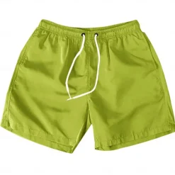 Sale OUKU Men's Athletic Shorts Active Shorts Shorts Casual Shorts Drawstring Plain Comfort Breathable Outdoor Daily Going out Fashion Casual Black White