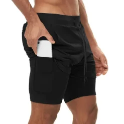 Clearance OUKU Men's Athletic Shorts Running Shorts Casual Shorts With Compression Liner with Towel Loop Plain Camouflage Comfort Breathable Outdoor Daily Going out Fashion Casual 1 2