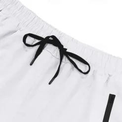 Sale OUKU Men's Athletic Shorts Shorts Running Shorts Gym Shorts Sport Daily Quick Dry High Stretch Comfortable Drawstring Elastic Waist Zipper Pocket Line Short Gymnatics Casual Activewear Wine Red Black