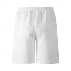 Outlet OUKU Men's Athletic Shorts Sweat Shorts Shorts Summer Shorts Pocket Drawstring Elastic Waist Plain Comfort Breathable Short Outdoor Sports Classic Casual Black White