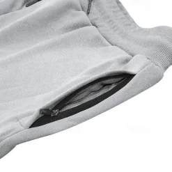 Outlet OUKU Men's Athletic Shorts Sweat Shorts Shorts Summer Shorts Pocket Drawstring Elastic Waist Plain Comfort Breathable Calf-Length Outdoor Sports Classic Casual Black Light Grey Stretchy