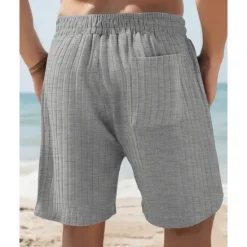 Online OUKU Men's Athletic Shorts Sweat Shorts Shorts Summer Shorts Pocket Drawstring Elastic Waist Plain Comfort Breathable Short Outdoor Sports Classic Casual Black White