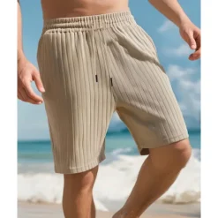Online OUKU Men's Athletic Shorts Sweat Shorts Shorts Summer Shorts Pocket Drawstring Elastic Waist Plain Comfort Breathable Short Outdoor Sports Classic Casual Black White