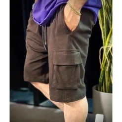 Discount OUKU Men's Athletic Shorts Sweat Shorts Shorts Summer Shorts Pocket Drawstring Elastic Waist Plain Comfort Breathable Short Outdoor Sports Classic Casual Black Blue Micro-elastic
