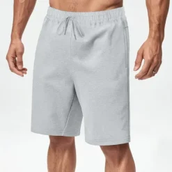 New OUKU Men's Athletic Shorts Sweat Shorts Shorts Summer Shorts Pocket Drawstring Elastic Waist Plain Comfort Breathable Short Outdoor Sports Classic Casual Black Red