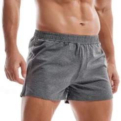 Best OUKU Men's Athletic Shorts Sweat Shorts Shorts Summer Shorts Pocket Elastic Waist Plain Comfort Breathable Short Outdoor Sports Classic Casual Black White