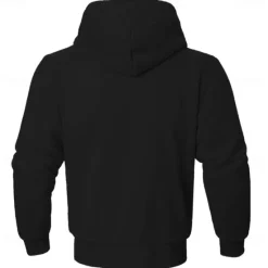 Hot OUKU Men's Aztec Fleece Hoodie Simple Casual Long Sleeve Crew Neck Hunting Black Blue Zip Up Fall Winter Designer