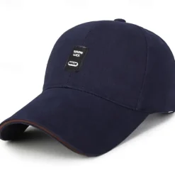 Clearance OUKU Men's Baseball Cap Black White Cotton Travel Beach Outdoor Vacation Plain Adjustable Fashion