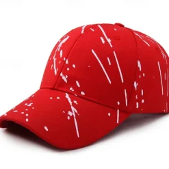 Outlet OUKU Men's Baseball Cap Black White Polyester Travel Beach Outdoor Vacation Graffiti Adjustable Fashion