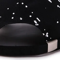 Outlet OUKU Men's Baseball Cap Black White Polyester Travel Beach Outdoor Vacation Graffiti Adjustable Fashion