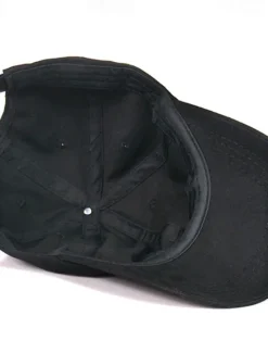 OUKU Men's Baseball Cap Black White Cotton Streetwear Stylish Casual Daily Outdoor clothing Holiday Plain Sunscreen