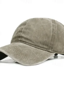 Sale OUKU Men's Baseball Cap Black Yellow Cotton Streetwear Stylish Casual Daily Outdoor clothing Holiday Plain Sunscreen