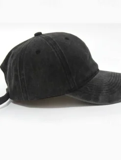 Sale OUKU Men's Baseball Cap Black Yellow Cotton Streetwear Stylish Casual Daily Outdoor clothing Holiday Plain Sunscreen