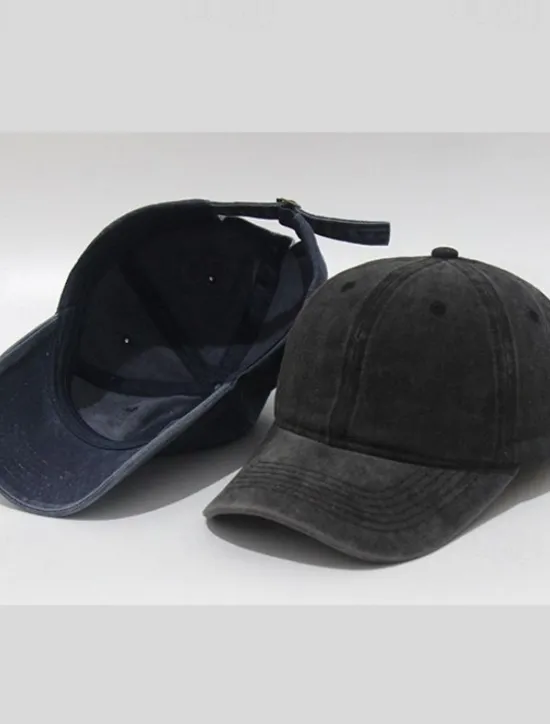 Sale OUKU Men's Baseball Cap Black Yellow Cotton Streetwear Stylish Casual Daily Outdoor clothing Holiday Plain Sunscreen