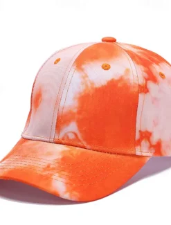 Best OUKU Men's Baseball Cap Sun Hat Trucker Hat White Blue Cotton Adjustable Fashion Daily Wear Festival Tie Dye Casual / Daily
