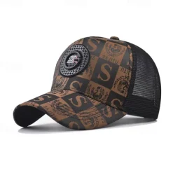 Best OUKU Men's Baseball Cap Sun Hat Trucker Hat Mesh Cap Black Golden Poly / Cotton Blend Adjustable Fashion Daily Wear Festival Letter Printed Letters Casual / Daily