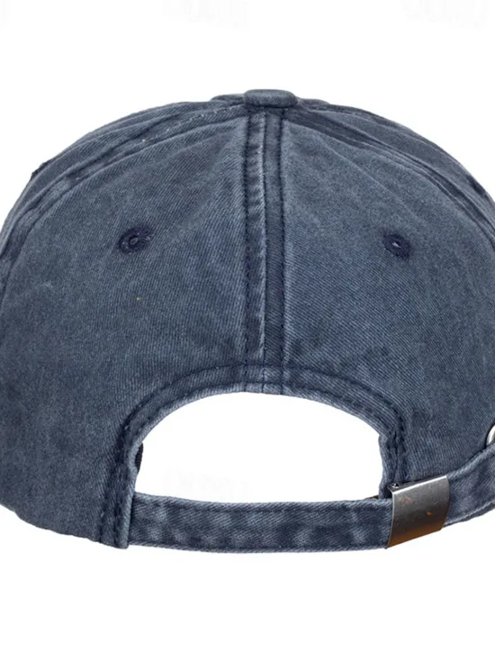 Best OUKU Men's Baseball Cap Sun Hat Black Wine Cotton Washed Travel Beach Outdoor Vacation Letter Adjustable Sunscreen Fashion