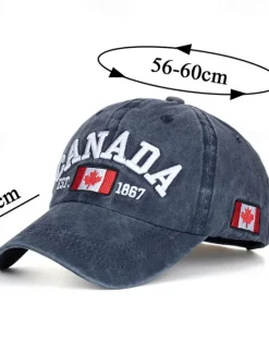 Best OUKU Men's Baseball Cap Sun Hat Black Wine Cotton Washed Travel Beach Outdoor Vacation Letter Adjustable Sunscreen Fashion