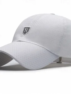 Discount OUKU Men's Baseball Cap Sun Hat Trucker Hat Black White Polyester Fashion Casual Street Daily Plain Adjustable Sunscreen Breathable