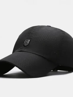 Discount OUKU Men's Baseball Cap Sun Hat Trucker Hat Black White Polyester Fashion Casual Street Daily Plain Adjustable Sunscreen Breathable