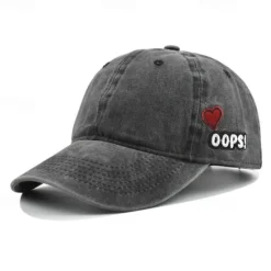 Online OUKU Men's Baseball Cap Sun Hat Trucker Hat Black Wine Cotton Embroidered Fashion Casual Street Daily Letter Adjustable Sunscreen Breathable