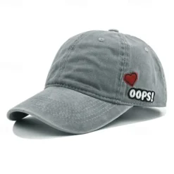 Online OUKU Men's Baseball Cap Sun Hat Trucker Hat Black Wine Cotton Embroidered Fashion Casual Street Daily Letter Adjustable Sunscreen Breathable