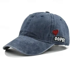 Online OUKU Men's Baseball Cap Sun Hat Trucker Hat Black Wine Cotton Embroidered Fashion Casual Street Daily Letter Adjustable Sunscreen Breathable