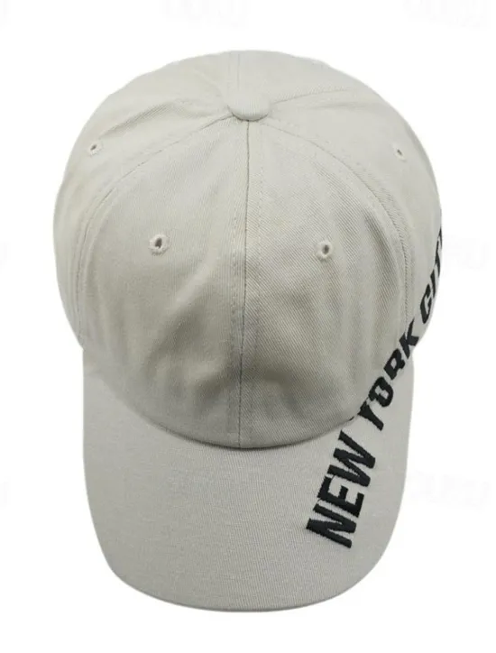 Online OUKU Men's Baseball Cap Sun Hat Trucker Hat Black Blue Cotton Embroidered Fashion Casual Street Daily Letter Adjustable Sunscreen Breathable