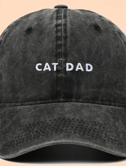 OUKU Men's Baseball Cap Sun Hat Trucker Hat Black Wine Cotton Embroidered Fashion Casual Street Daily Letter Adjustable Sunscreen Breathable