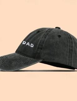 OUKU Men's Baseball Cap Sun Hat Trucker Hat Black Wine Cotton Embroidered Fashion Casual Street Daily Letter Adjustable Sunscreen Breathable