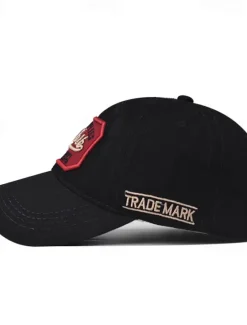 Best OUKU Men's Baseball Cap Sun Hat Trucker Hat Black Yellow Cotton Embroidered Fashion Casual Street Daily Letter Adjustable Sunscreen Breathable