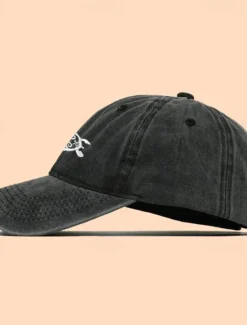 Best OUKU Men's Baseball Cap Sun Hat Trucker Hat Black Pink Cotton Embroidered Fashion Casual Street Daily Turtle Adjustable Sunscreen Breathable