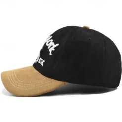 Sale OUKU Men's Baseball Cap Sun Hat Trucker Hat Black Navy Blue Cotton Embroidered Fashion Casual Street Daily Letter Adjustable Sunscreen Breathable