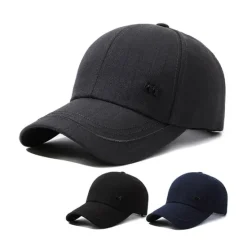 OUKU Men's Baseball Cap Sun Hat Trucker Hat Black Dark Navy Polyester Adjustable Streetwear Stylish Casual Daily Outdoor clothing Holiday Plain Sunscreen Breathable