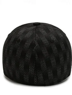 Clearance OUKU Men's Baseball Cap Sun Hat Black Blue 100% Cotton Travel Beach Outdoor Vacation Plain Sunscreen Fashion Elastic