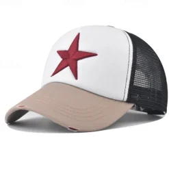 Clearance OUKU Men's Baseball Cap Sun Hat Trucker Hat Mesh Cap Black+Royal Blue Black Cotton Adjustable Fashion Daily Wear Festival Stars Casual / Daily