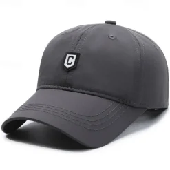 Outlet OUKU Men's Baseball Cap Sun Hat Trucker Hat Black White Polyester Fashion Casual Street Daily Solid Color Adjustable Sunscreen Breathable