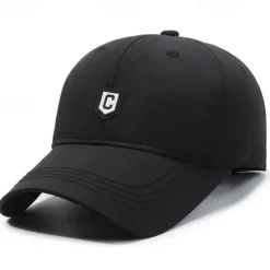 Outlet OUKU Men's Baseball Cap Sun Hat Trucker Hat Black White Polyester Fashion Casual Street Daily Solid Color Adjustable Sunscreen Breathable