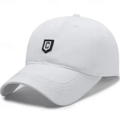 Outlet OUKU Men's Baseball Cap Sun Hat Trucker Hat Black White Polyester Fashion Casual Street Daily Solid Color Adjustable Sunscreen Breathable