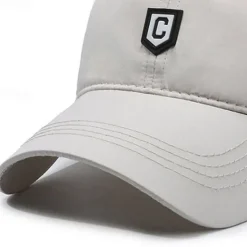 Outlet OUKU Men's Baseball Cap Sun Hat Trucker Hat Black White Polyester Fashion Casual Street Daily Solid Color Adjustable Sunscreen Breathable