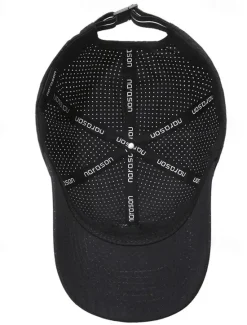 New OUKU Men's Baseball Cap Sun Hat Trucker Hat Black Polyester Fashion Casual Street Daily Plain Adjustable Sunscreen Breathable Quick Dry White
