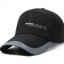 Hot OUKU Men's Baseball Cap Sun Hat Trucker Hat Black Red Polyester Patchwork Fashion Casual Street Daily Color Block Letter Adjustable Sunscreen Breathable