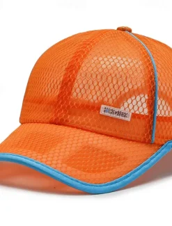 New OUKU Men's Baseball Cap Sun Hat Trucker Hat Mesh Cap Black White Polyester Mesh Fashion Casual Street Daily Plain Adjustable Sunscreen Breathable