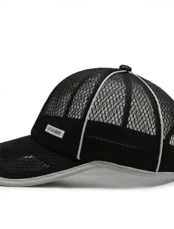 New OUKU Men's Baseball Cap Sun Hat Trucker Hat Mesh Cap Black White Polyester Mesh Fashion Casual Street Daily Plain Adjustable Sunscreen Breathable