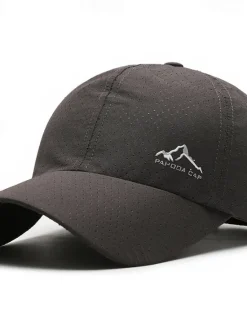 Discount OUKU Men's Baseball Cap Sun Hat Trucker Hat Black White Polyester Fashion Casual Street Daily Mountain Adjustable Sunscreen Breathable